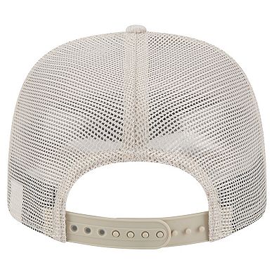 Men's New Era Light Beige Miami Marlins Flawless 9SEVENTY Stretch-Snap Hat