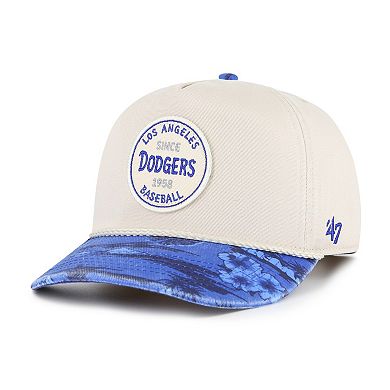 Men's '47 Cream/Navy Los Angeles Dodgers Fiji Rope Hitch Adjustable Hat