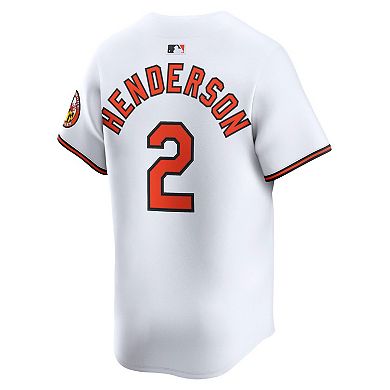 Men's Nike Gunnar Henderson White Baltimore Orioles Home Limited Player Jersey