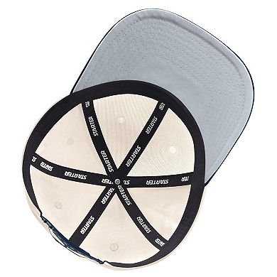 Men's Starter Cream/Navy Philadelphia Flyers Blue Wave Classic Adjustable Hat