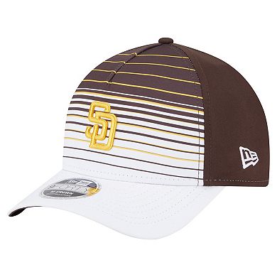 Men's New Era Brown San Diego Padres Gradient 9FORTY M-Crown Adjustable Hat