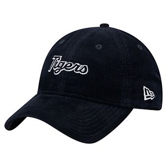Women's New Era Navy Detroit Tigers Corduroy 9TWENTY Adjustable Hat