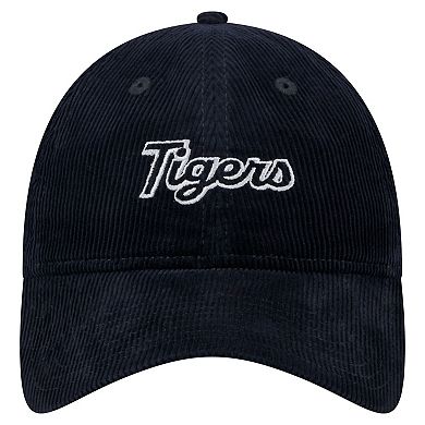 Women's New Era Navy Detroit Tigers Corduroy 9TWENTY Adjustable Hat