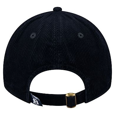 Women's New Era Navy Detroit Tigers Corduroy 9TWENTY Adjustable Hat