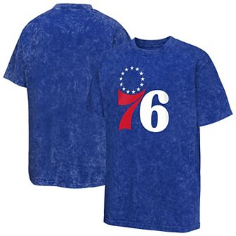 Youth Royal Philadelphia 76ers Rugged Defense T-Shirt