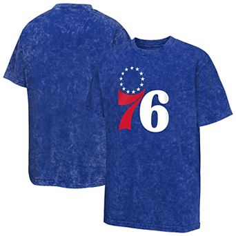 Youth Royal Philadelphia 76ers Rugged Defense T-Shirt