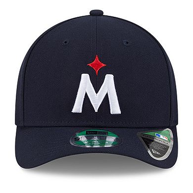 Men's New Era Navy Minnesota Twins Player Replica 9FORTY Adjustable Hat
