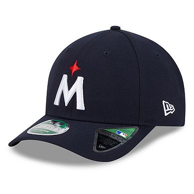 Men's New Era Navy Minnesota Twins Player Replica 9FORTY Adjustable Hat