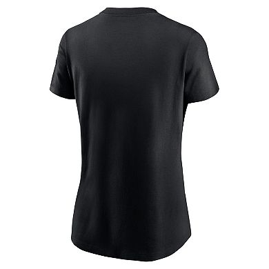 Women's Nike Black Las Vegas Raiders Team City Roll T-Shirt