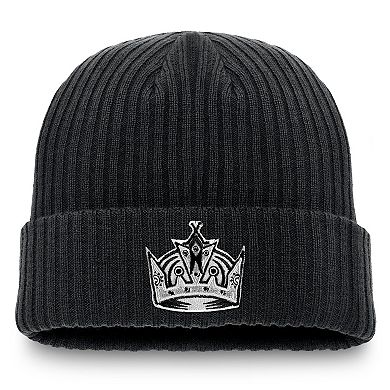 Men's Fanatics Black Los Angeles Kings Component Cuffed Knit Hat