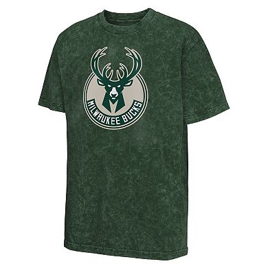 Youth Green Milwaukee Bucks Rugged Defense T-Shirt
