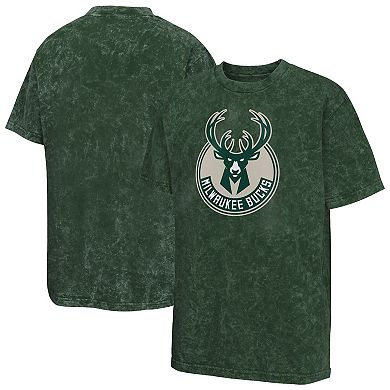 Youth Green Milwaukee Bucks Rugged Defense T-Shirt