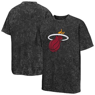 Youth Black Miami Heat Rugged Defense T-Shirt