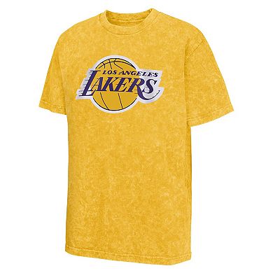 Youth Gold Los Angeles Lakers Rugged Defense T-Shirt