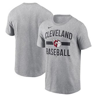 Men's Nike Heather Gray Cleveland Guardians Arched T-Shirt