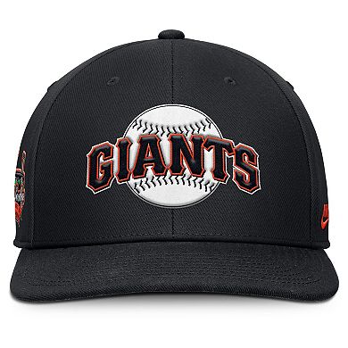 Men's Nike Black San Francisco Giants Pro Performance Snapback Hat