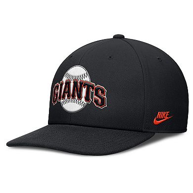 Men's Nike Black San Francisco Giants Pro Performance Snapback Hat