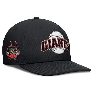 Men's Nike Black San Francisco Giants Pro Performance Snapback Hat