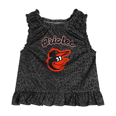 Infant Black Baltimore Orioles Playground Dress & Bloomers Set