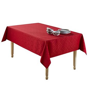 BrylaneHome Jacquard Tablecloth