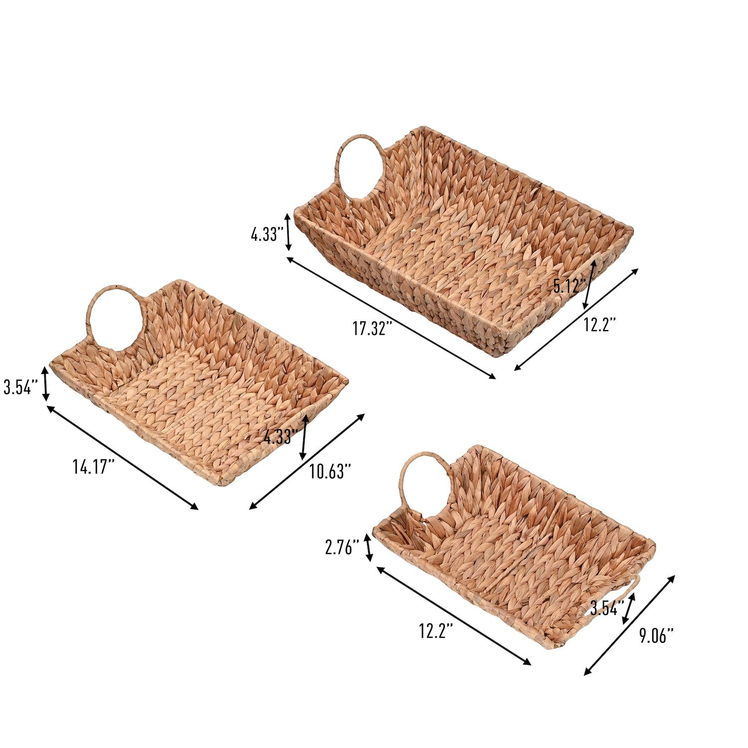 HAPPIMESS Rowan Basket Trays - Thumbnail 4