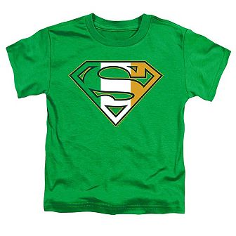 Superman Irish Shield Short Sleeve Toddler T-Shirt