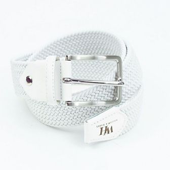Braided Micro Stripe Stretch Golf Belts for Men & Women