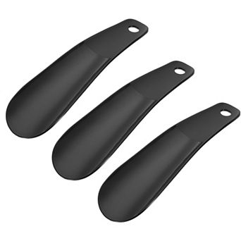6 in Plastic Shoe Horn, 3 pc Travel Shoehorn Mini Compact Shoe Helper Shoe Spoon for Boots