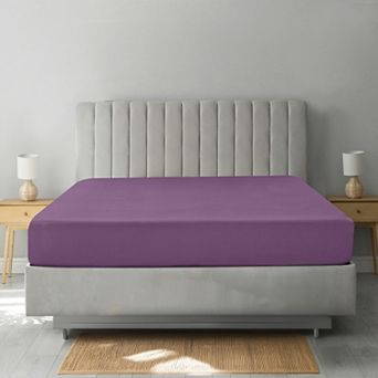 Lux Decor Collection Fitted Sheet - Soft Microfiber Bottom Sheets Upto 16 in Deep Pocket
