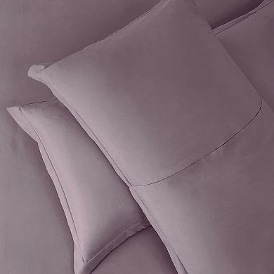 Hearth & Harbor 3 Piece Duvet Cover Sets, Soft Double Brushed Duvet Covers with Button Closure