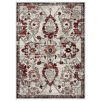 Luxe Weavers Floral Distressed Area Rug