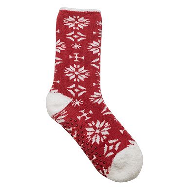 Women's Cuddl Duds Lined Lounge Slipper Socks