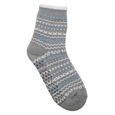 Women's Cuddl Duds Lined Lounge Slipper Socks