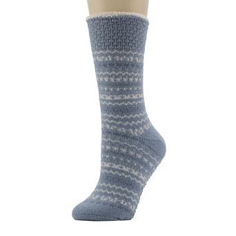 Women's Cuddl Duds® Lined Fairisle Crew Slipper Socks