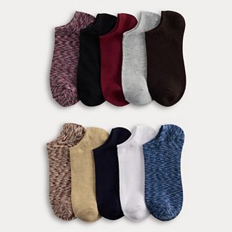Women's Sonoma Goods For Life® 10 pk Space Dye No-Show Socks