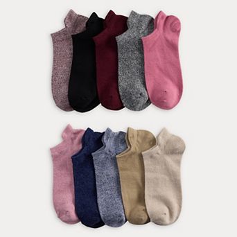 Women's Sonoma Goods For Life® 10 pk Knit Tab No-Show Socks