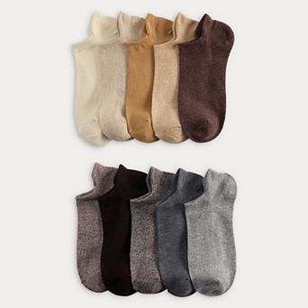 Women's Sonoma Goods For Life® 10 pk Knit Tab No-Show Socks