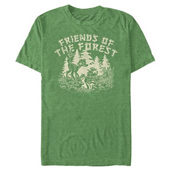 Big & Tall Friends Of The Forest Graphic Tee