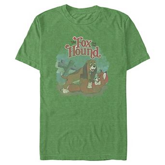 Big & Tall The Fox And The Hound Graphic Tee
