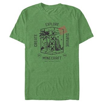 Big & Tall Create Explore Survive Graphic Tee