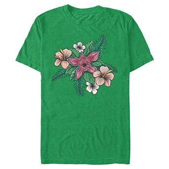 Big & Tall Floral Demogorgon Graphic Tee