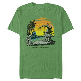 Disney's Greetings From Never Land Big & Tall Graphic Tee
