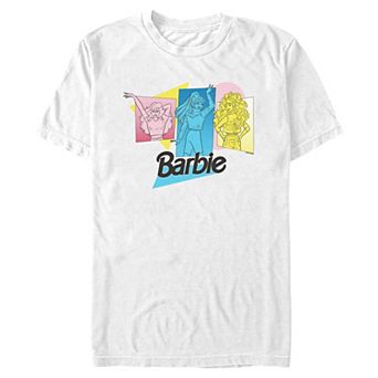 Men's Barbie® Fun Retro Portraits Graphic Tee