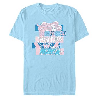 Men's Barbie® Wow Retro Portrait Pannels Graphic Tee