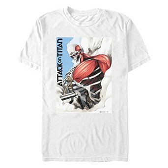 Men's Attack On Titan Skeleton Scene Graphic Tee