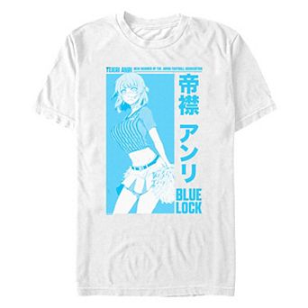 Men's Blue Lock Teieri Anri Poster Graphic Tee