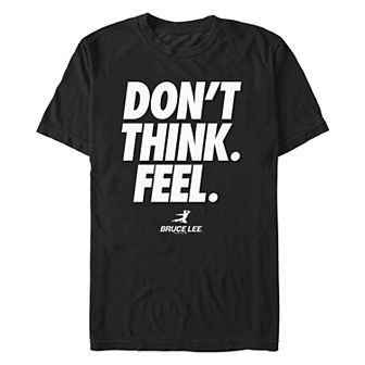 Men's Bruce Lee Don't Think Feel Graphic Tee