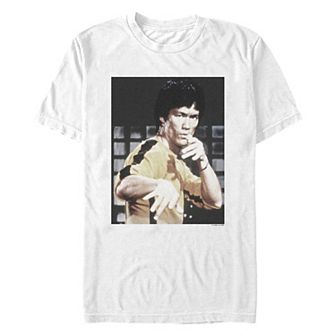 Men's Bruce Lee Ready To Fight Portrait Graphic Tee