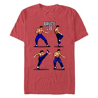 Men's Bruce Lee Action Figures Graphic Tee