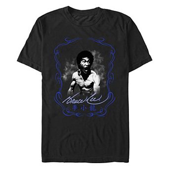 Men's Bruce Lee Screaming Portrait Graphic Tee